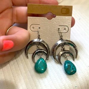 Turquoise BUCKLE earrings